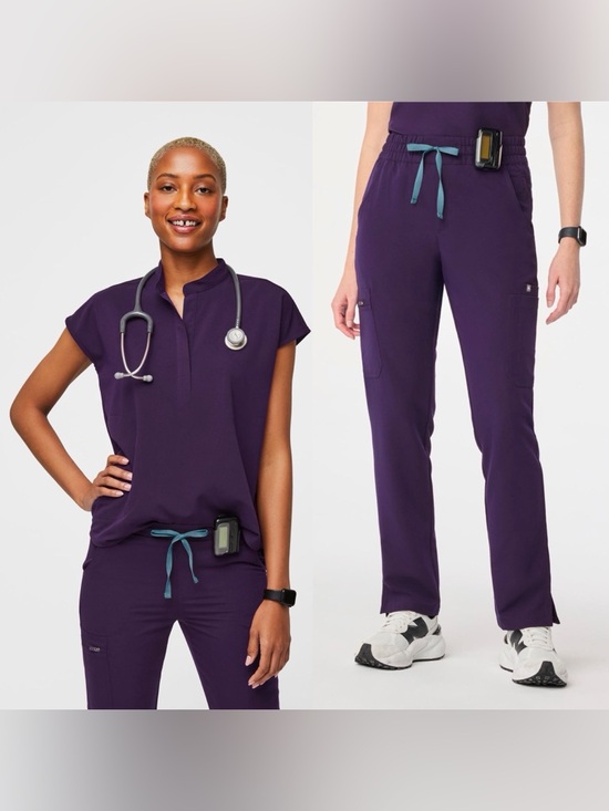 Figs Pants - Figs Purple Jam Scrub Set: S Rafaela, MP Dowa
